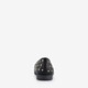 Dames loafers zwart met studs