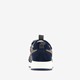Leren jongens sneakers blauw oranje
