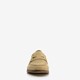 Suede dames loafers donkerbeige