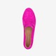 Suede dames loafers fuchsia roze