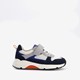 Leren jongens sneakers wit/blauw