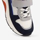 Leren jongens sneakers wit/blauw