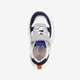 Leren jongens sneakers wit/blauw