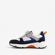Leren jongens sneakers wit/blauw
