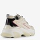 Dames dad sneakers met lak details
