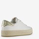 Dames sneakers wit goud
