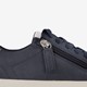 Dames sneakers met rits blauw
