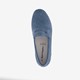 Leren dames instapper blauw