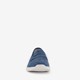 Leren dames instapper blauw