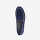 Leren dames instappers blauw