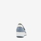 Dames ballerina's met klittenband blauw