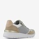 Dames sneakers beige zilver