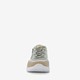 Dames sneakers beige zilver