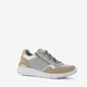 Dames sneakers beige zilver
