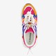 Dames multi color dad sneakers met veter