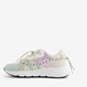 Dames pastel dad sneakers met veter