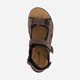 Leren heren sandalen bruin