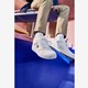 Retro basket leren heren sneakers