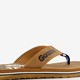 Heren teenslippers cognac