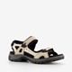 ECCO Offroad leren dames wandelsandalen grijs