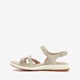 ECCO Cruise II leren dames sandalen beige