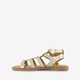 Dames sandalen goud met studs