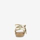 Dames sandalen goud met studs