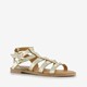 Dames sandalen goud met studs