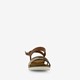 Dames sandalen bruin goud