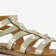 Dames sandalen goud met studs