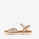 Leren dames sandalen roze