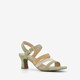 Dames sandalen lichtgroen