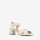 Dames sandalen met hak beige