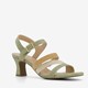 Dames sandalen lichtgroen