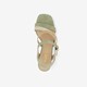 Dames sandalen lichtgroen