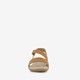 Dames sandalen cognac