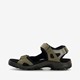 ECCO Off Road leren heren sandalen zwart groen