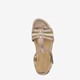 ECCO Flash leren dames sandalen goud
