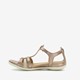 ECCO Flash leren dames sandalen goud