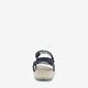 ECCO Cruise II leren dames sandalen blauw