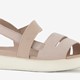 ECCO Yuma leren dames sandalen roze