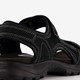 ECCO Onroads W leren dames wandelsandalen zwart
