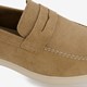 Suede heren instappers beige