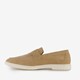 Suede heren instappers beige