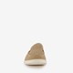 Suede heren instappers beige