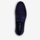 Suede heren instappers blauw