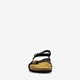 Leren dames sandalen zwart