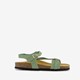 Leren dames sandalen groen