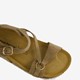 Leren dames sandalen beige