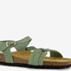 Leren dames sandalen groen